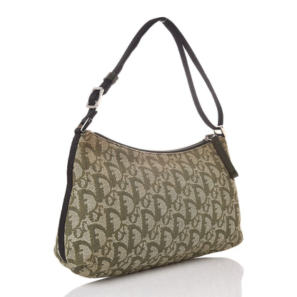 Christian Dior Monogram Shoulder Bag Pochette Green 3 of 11