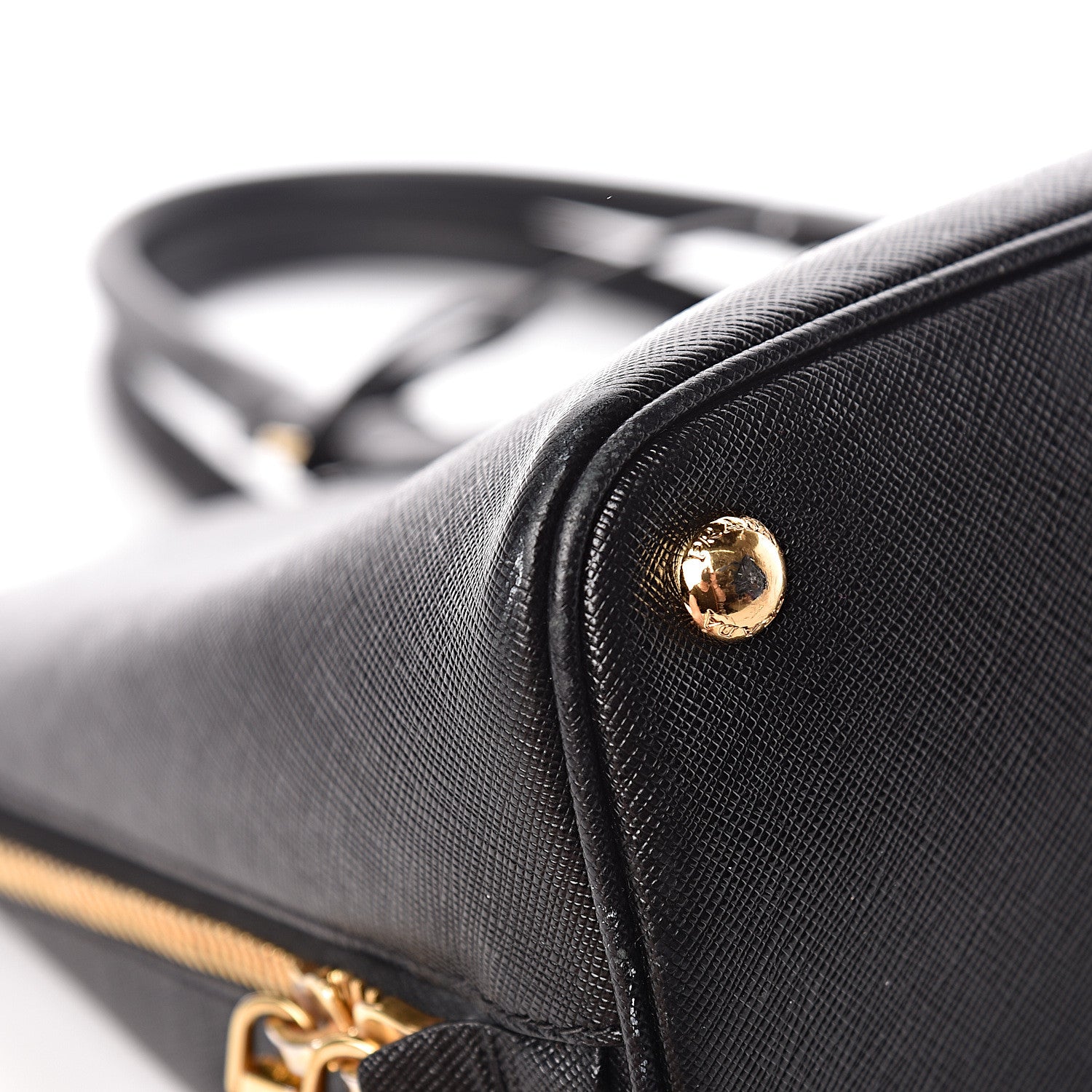Prada Saffiano Lux Large Promenade Tote Black 11 of 17