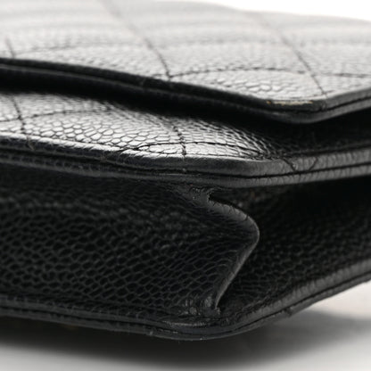 Chanel Caviar Quilted Wallet on Chain WOC Black 11 of 15