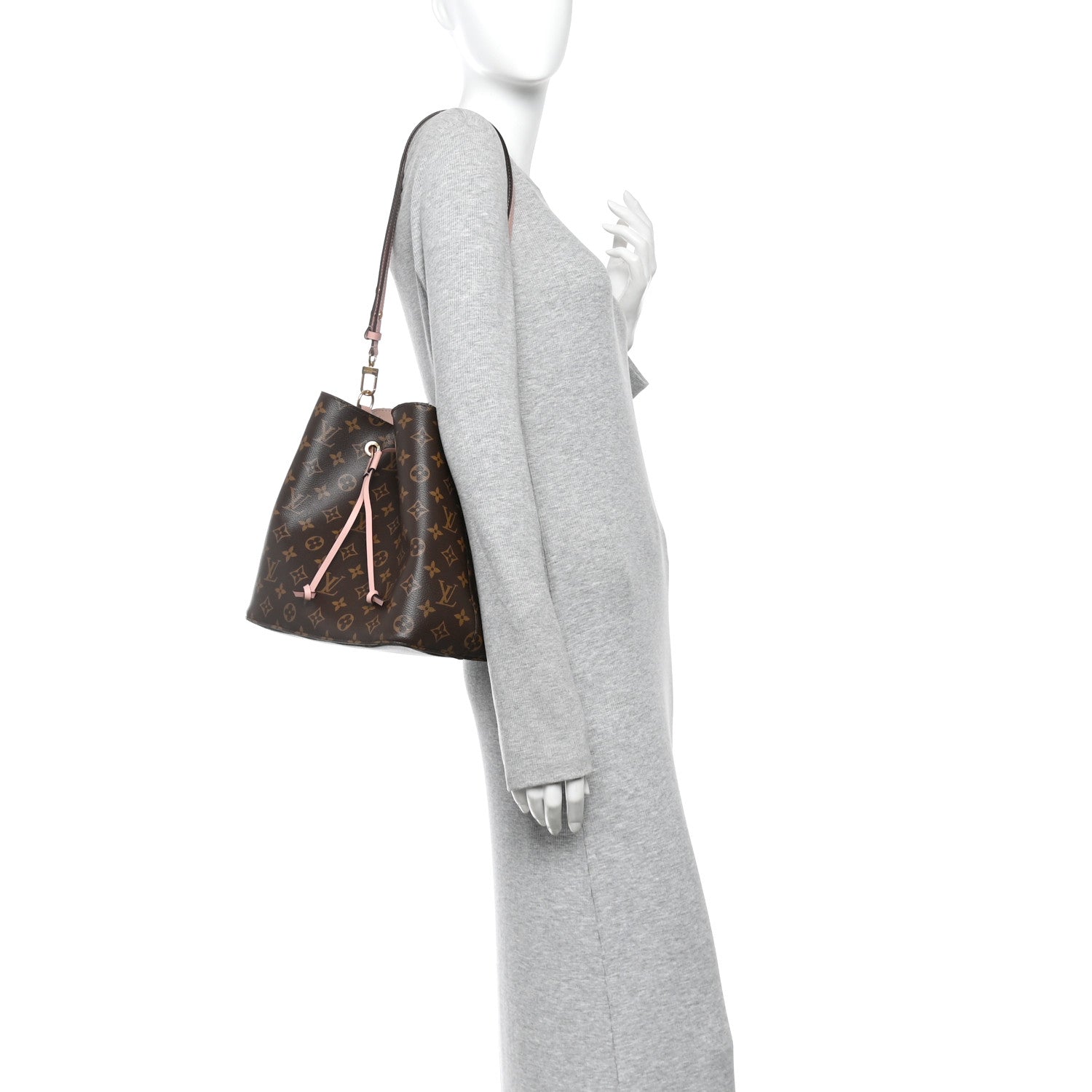 Louis Vuitton Monogram Neonoe MM Rose Poudre 2 of 13