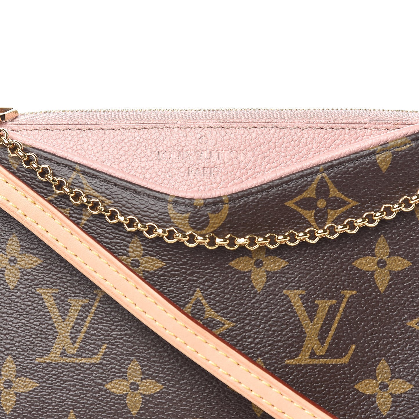Monogram Pallas Clutch Rose Poudre