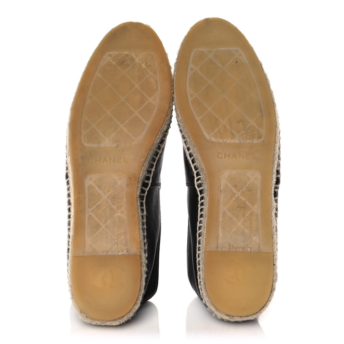 Lambskin CC Espadrilles 41 Black