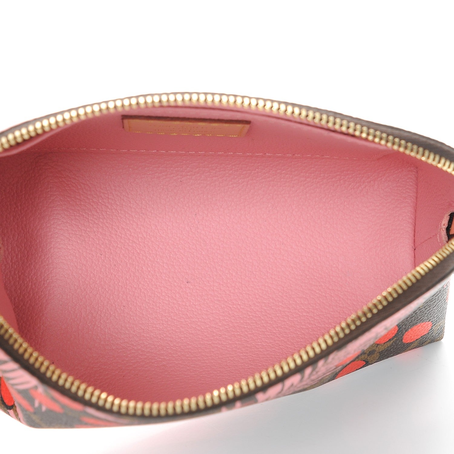 Louis Vuitton Monogram Jungle Dots Cosmetic Pouch Sugar Pink Poppy 5 of 7