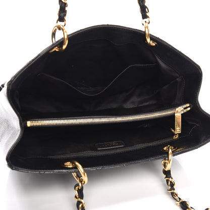 Chanel Caviar Quilted Grand Shopping Tote GST Black 5 of 14