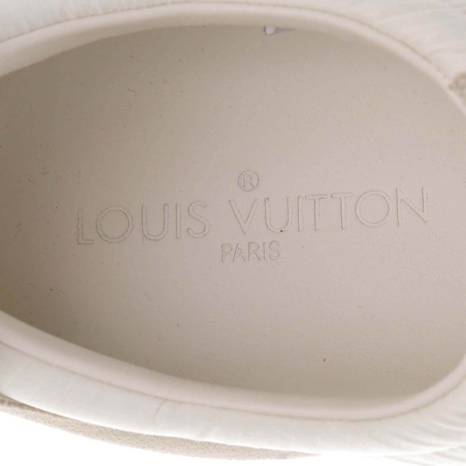 Louis Vuitton Suede Nylon Sneakers 8 White 6 of 8