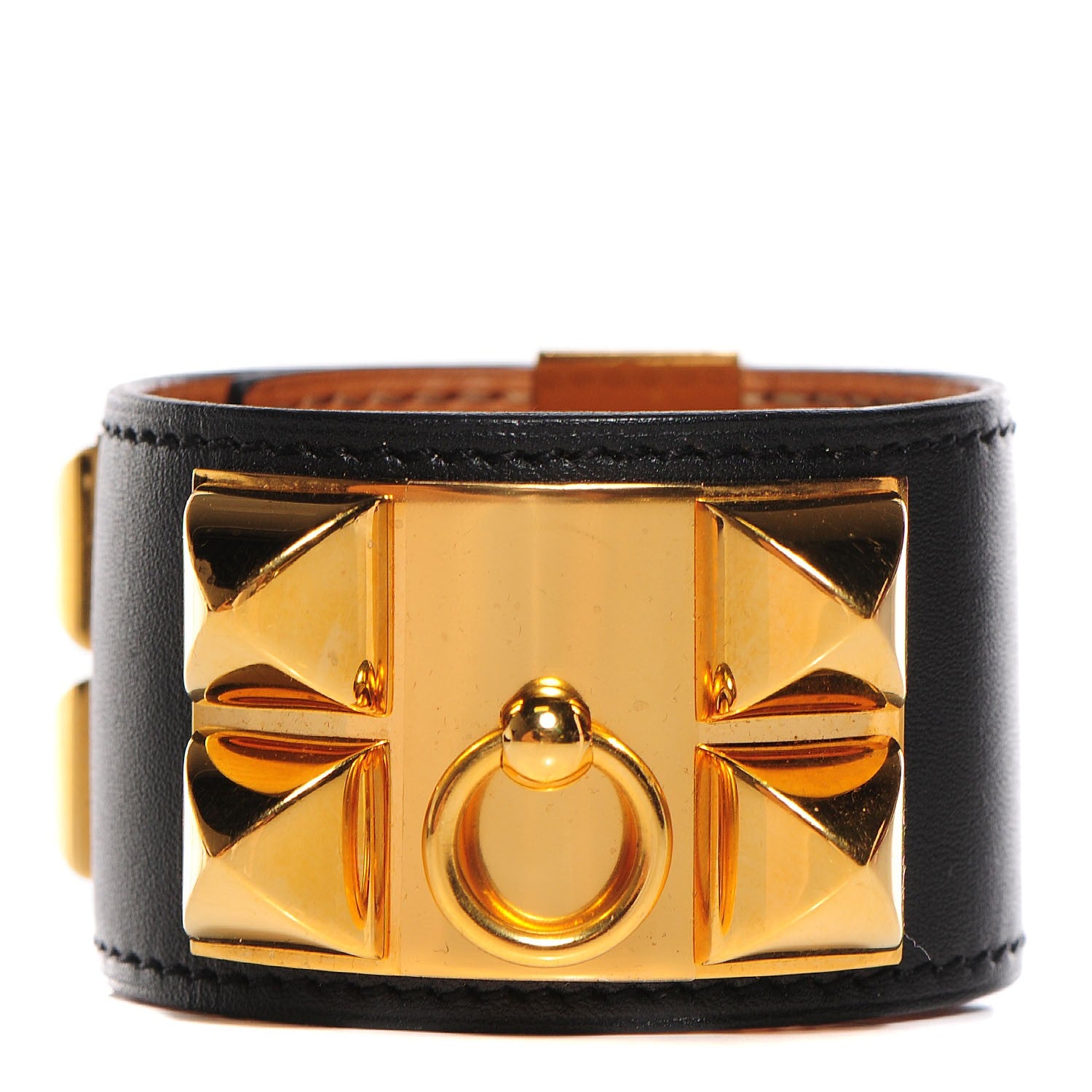 Hermes Chamonix Collier de Chien CDC Bracelet Small Black 1 of 8