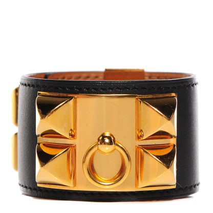 Hermes Chamonix Collier de Chien CDC Bracelet Small Black 1 of 8