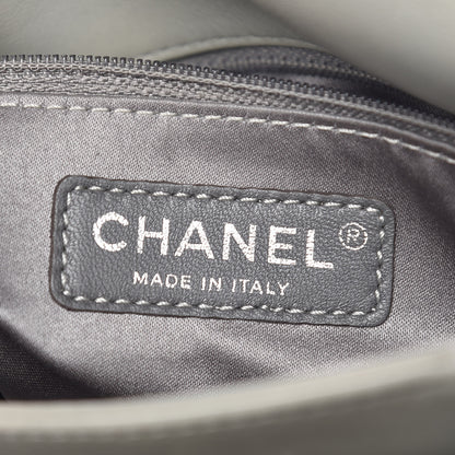 Chanel Lambskin Quilted 3 Large Flap Grey 6 of 16