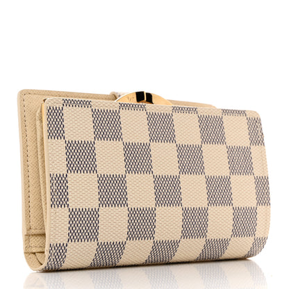 Louis Vuitton LOUIS VUITTON Damier Azur French Purse Wallet 3 of 10