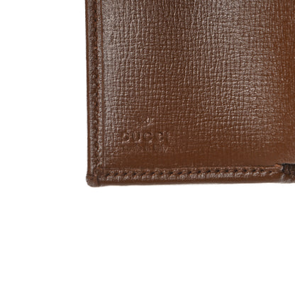 Balenciaga X GUCCI GG Monogram Azalea Calfskin Neo Classic Wallet Beige Ebony Brown Sugar 8 of 8