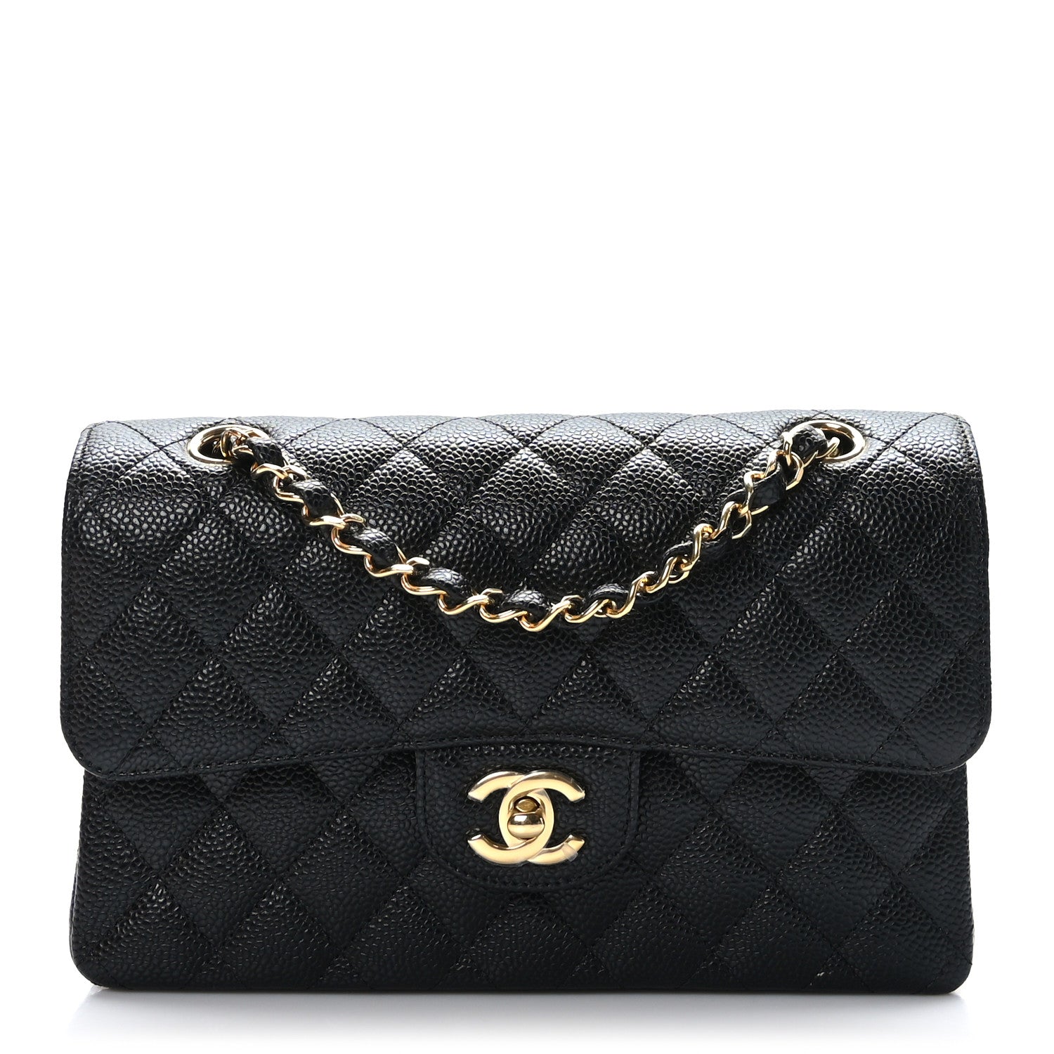 Chanel Caviar Quilted Small Double Flap Black 1 of 10