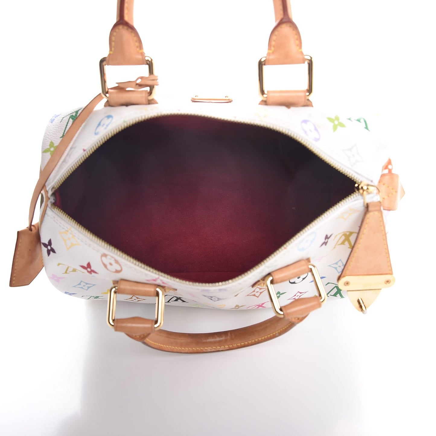 Monogram Multicolor Speedy 30 White