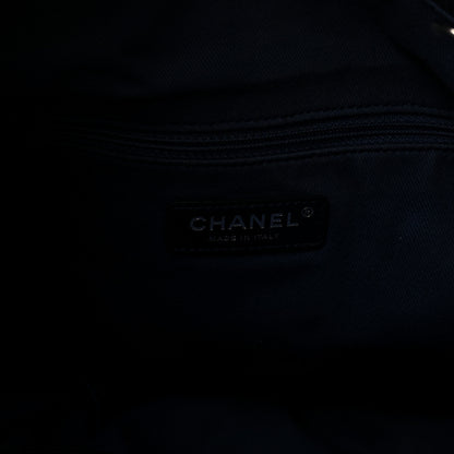 Chanel Canvas Small Double Face Tote Navy 5 of 9