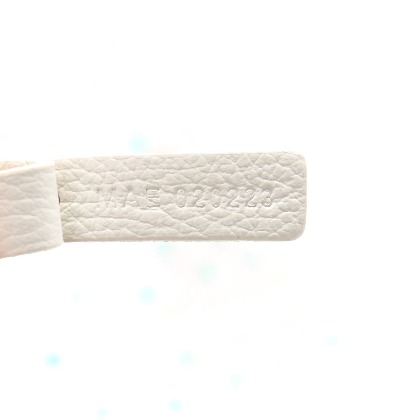 Goyardine Saint Louis Claire Voie PM White Opaline