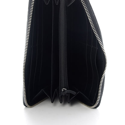 Gucci Guccissima Web Zip Around Wallet Black 5 of 7