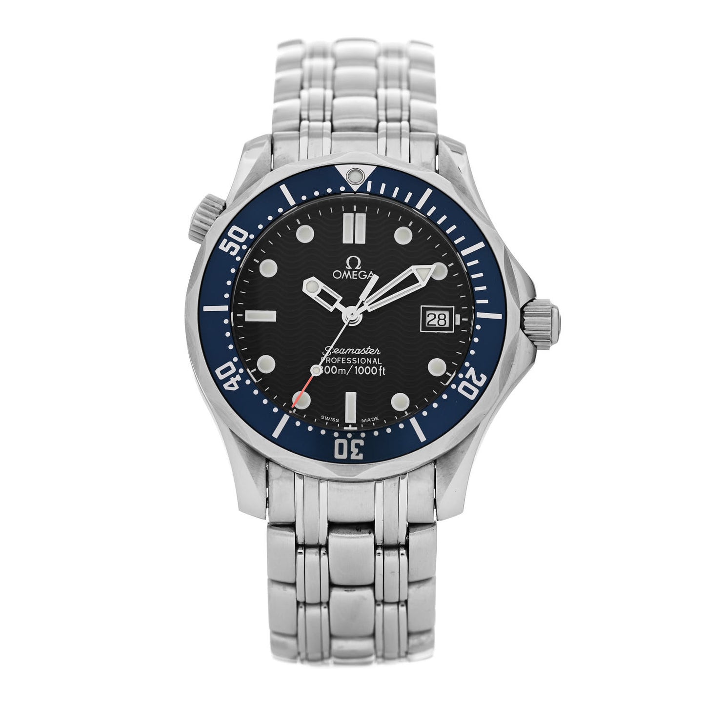 Stainless Steel 36mm Seamaster Professional Automatic Watch Blue 2561.80.00