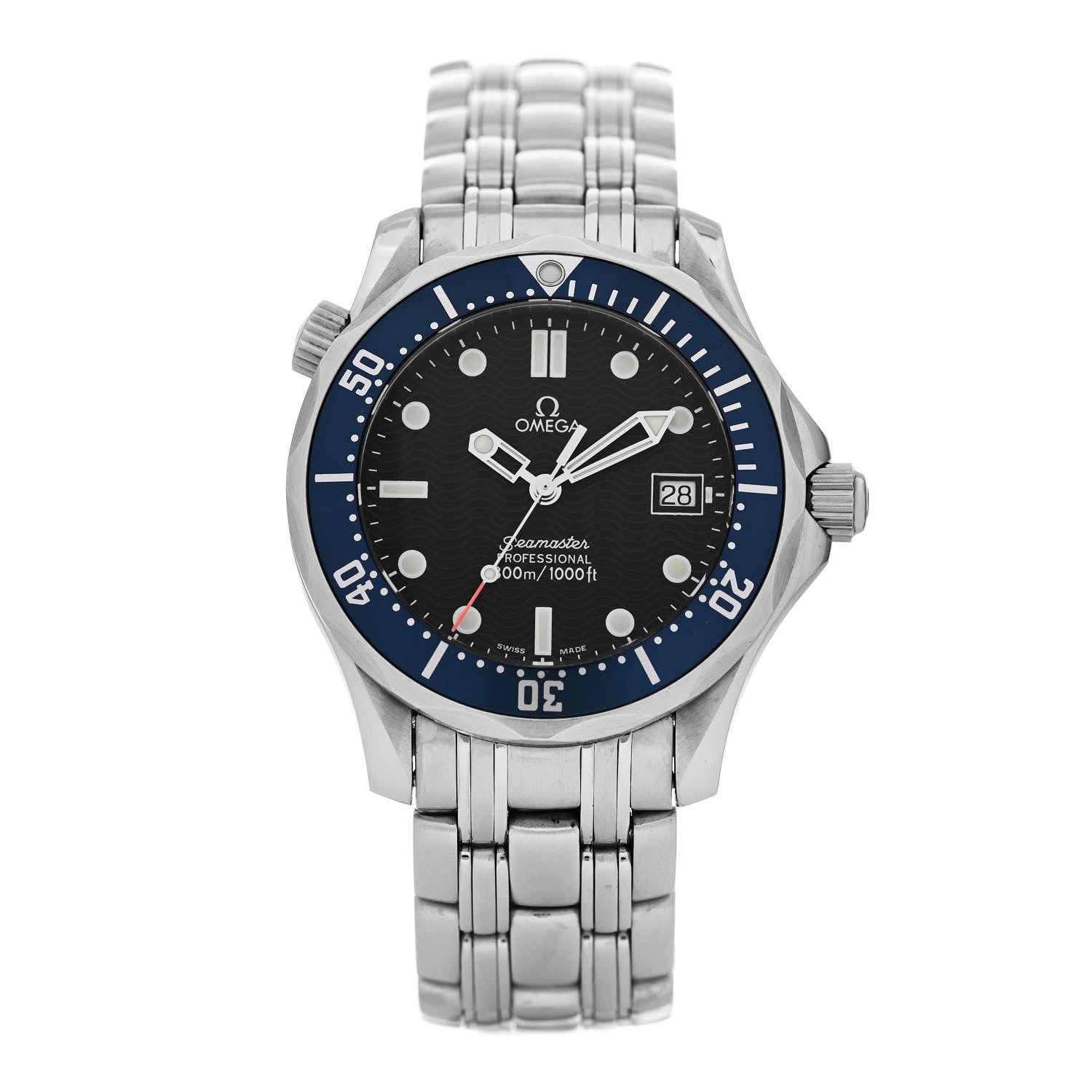 Omega Stainless Steel 36mm Seamaster Professional Automatic Watch Blue 2561.80.00 1 of 4