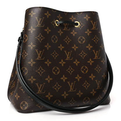 Louis Vuitton Monogram Neonoe MM Black 3 of 9