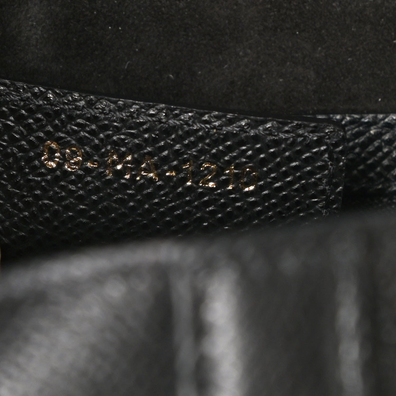 Christian Dior Grained Calfskin Saddle Bag Black 7 of 9