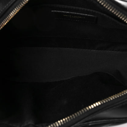 Saint Laurent Calfskin Matelasse Monogram Lou Camera Bag Black 5 of 7