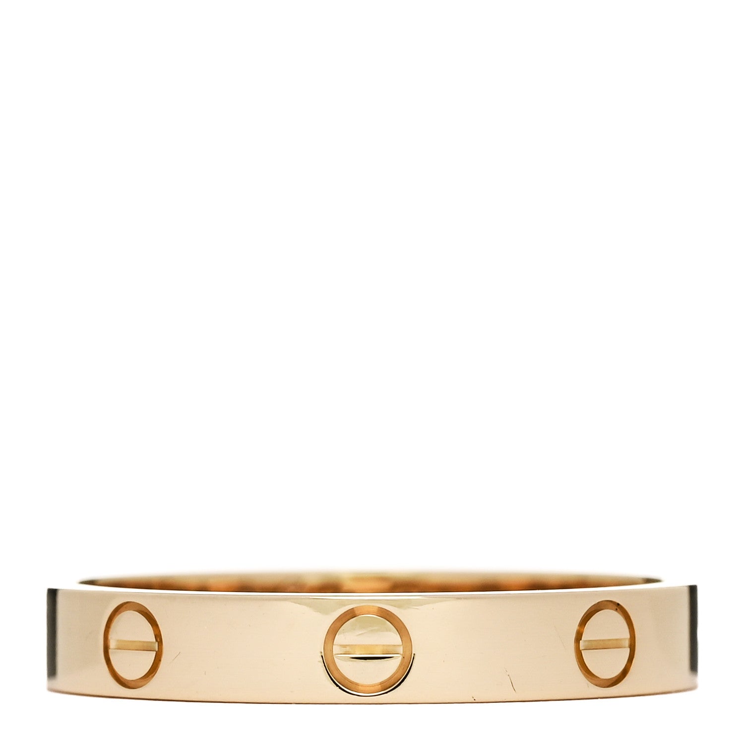 Cartier 18K Yellow Gold 3.5mm LOVE Wedding Band Ring 63 10.25 1 of 5