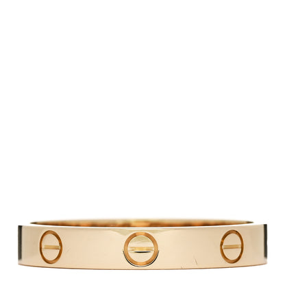 Cartier 18K Yellow Gold 3.5mm LOVE Wedding Band Ring 63 10.25 1 of 5