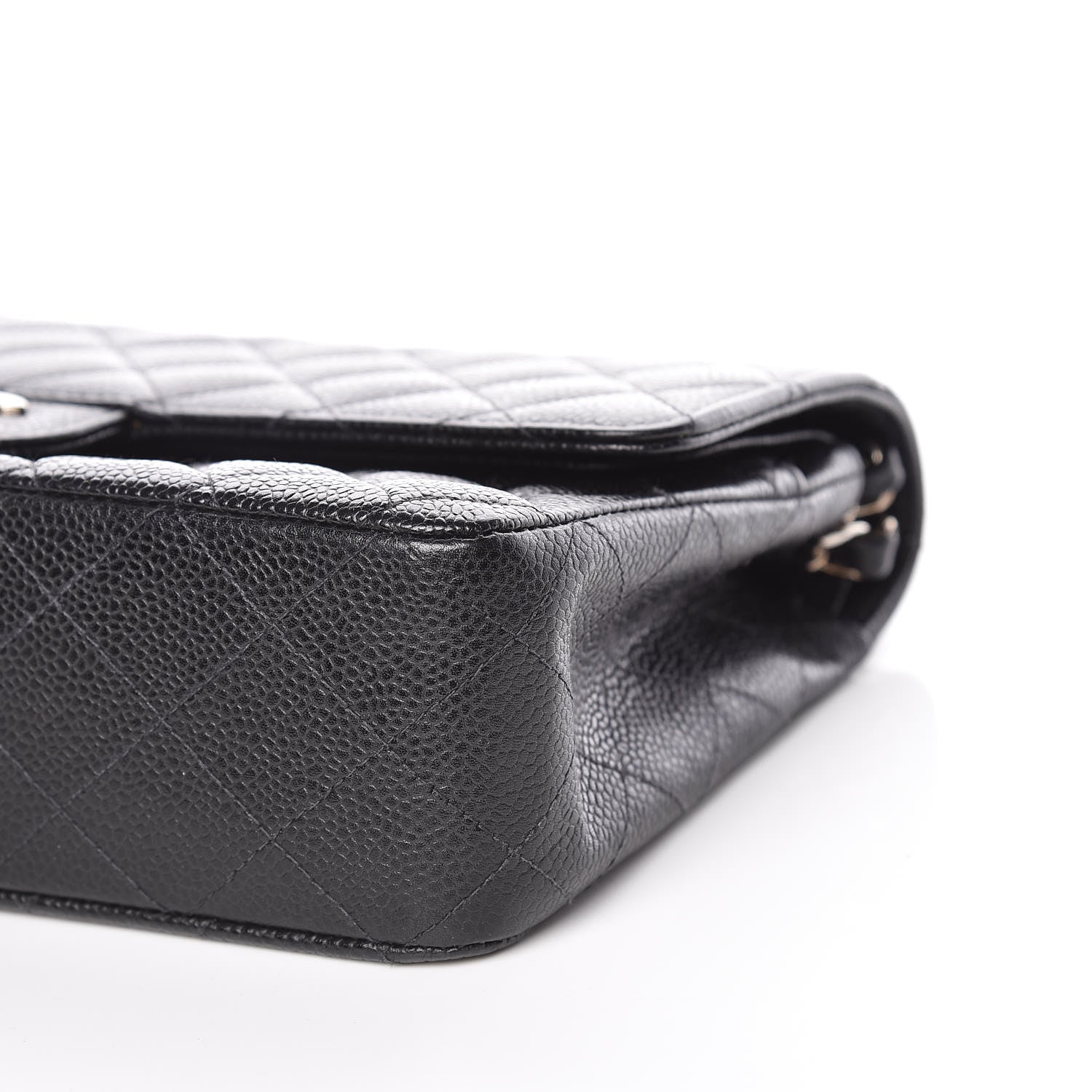 Chanel Caviar Quilted Medium Double Flap Black 6 of 12