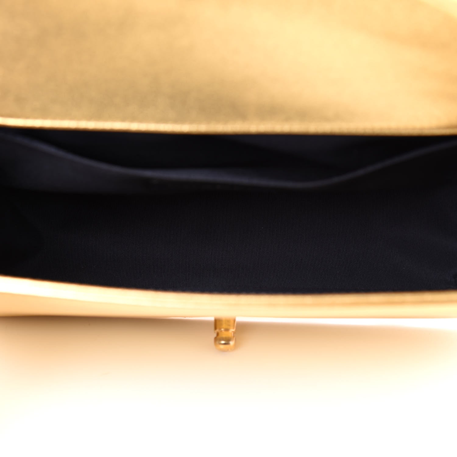 Chanel Metallic Lambskin Embossed Medium Cube Boy Flap Gold 6 of 13
