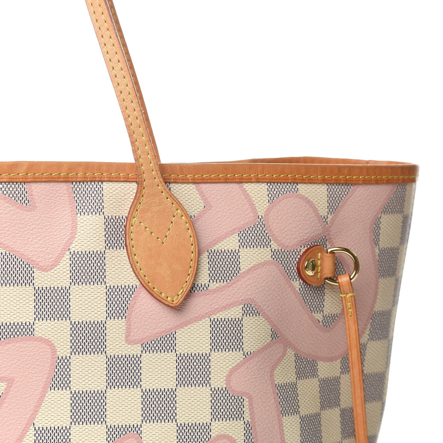 Louis Vuitton Damier Azur Tahitienne Neverfull MM 19 of 19