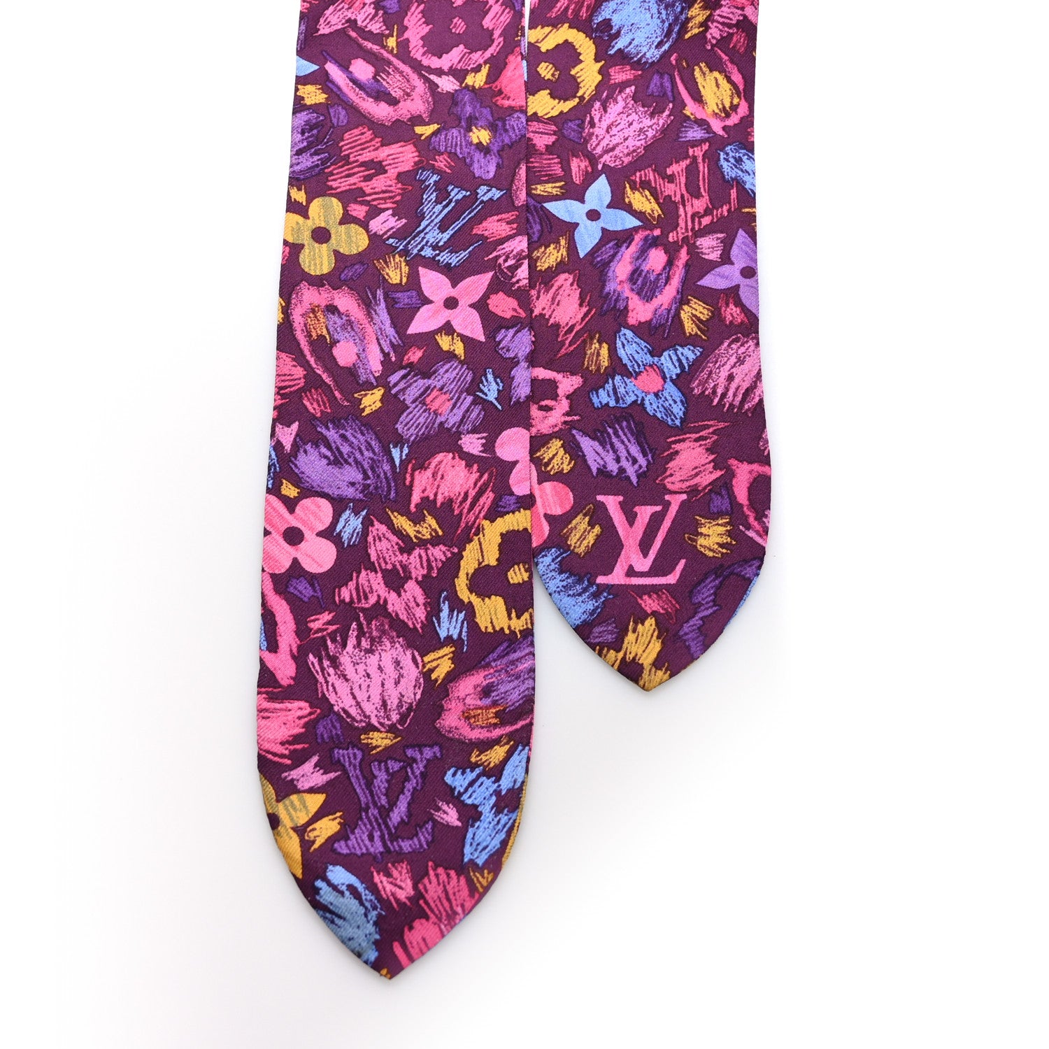 Louis Vuitton Silk Bandeau Fuchsia 2 of 3