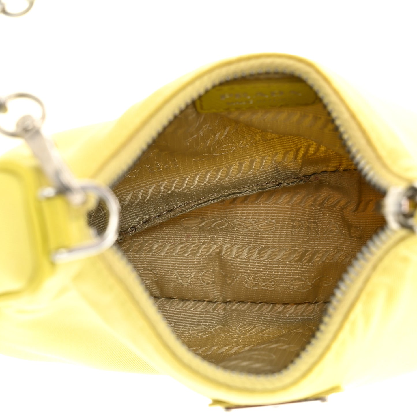 Tessuto Nylon Saffiano Mini Re-Edition 2000 Shoulder Bag Ananas