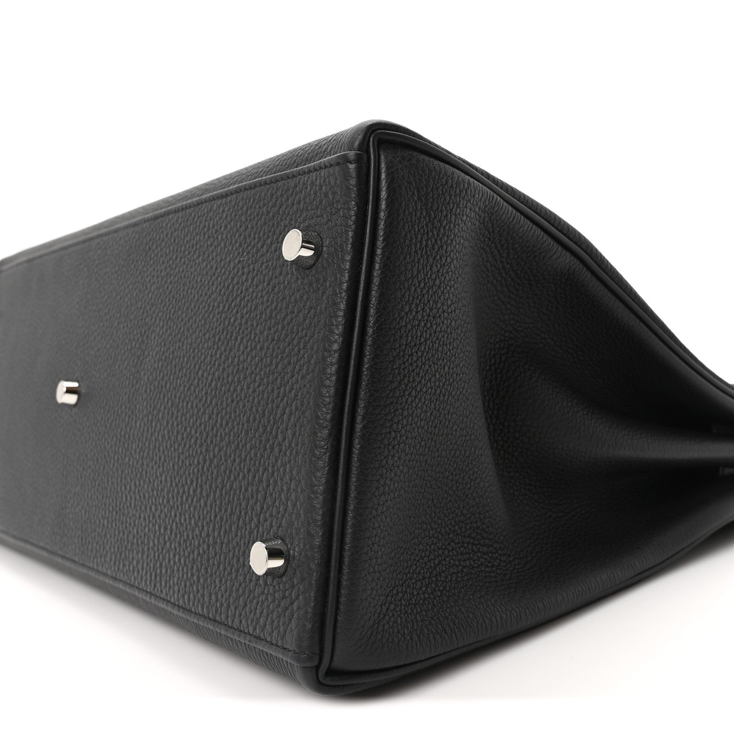 Hermes Togo Maxi Kelly Retourne 42 Black 10 of 11