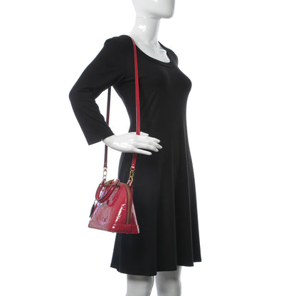 Louis Vuitton Vernis Alma BB Rose Indien 2 of 8