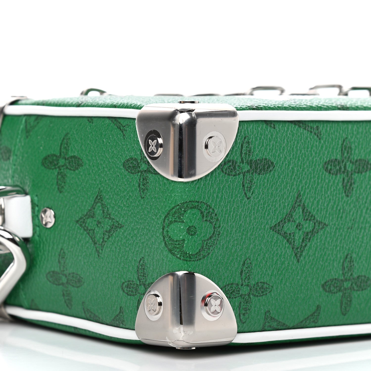 Louis Vuitton Vintage Monogram Everyday LV Mini Soft Trunk Green 8 of 9