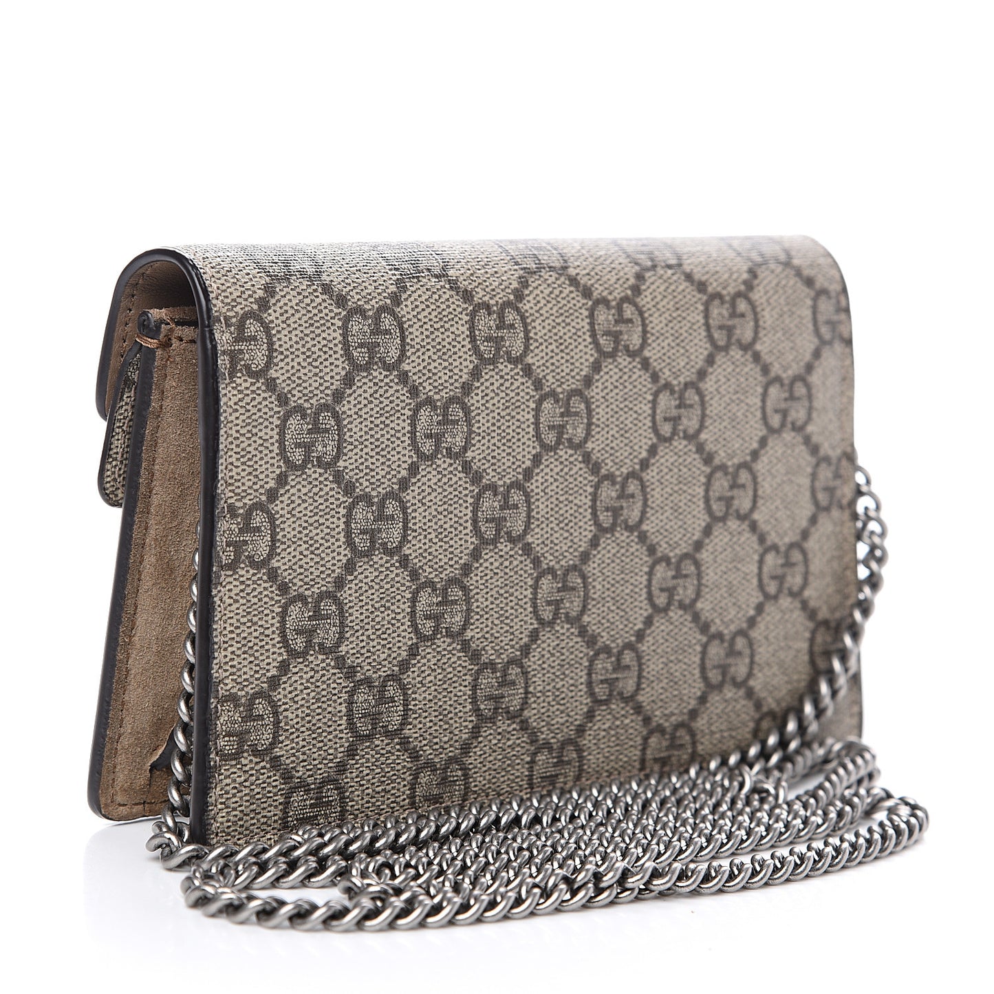 GG Supreme Monogram Super Mini Dionysus Shoulder Bag Taupe