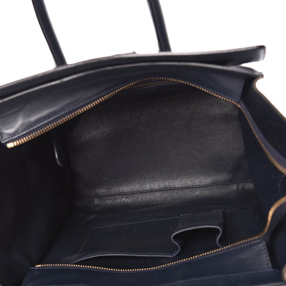 Celine Nubuck Smooth Calfskin Mini Tri-Color Luggage Marron 5 of 30