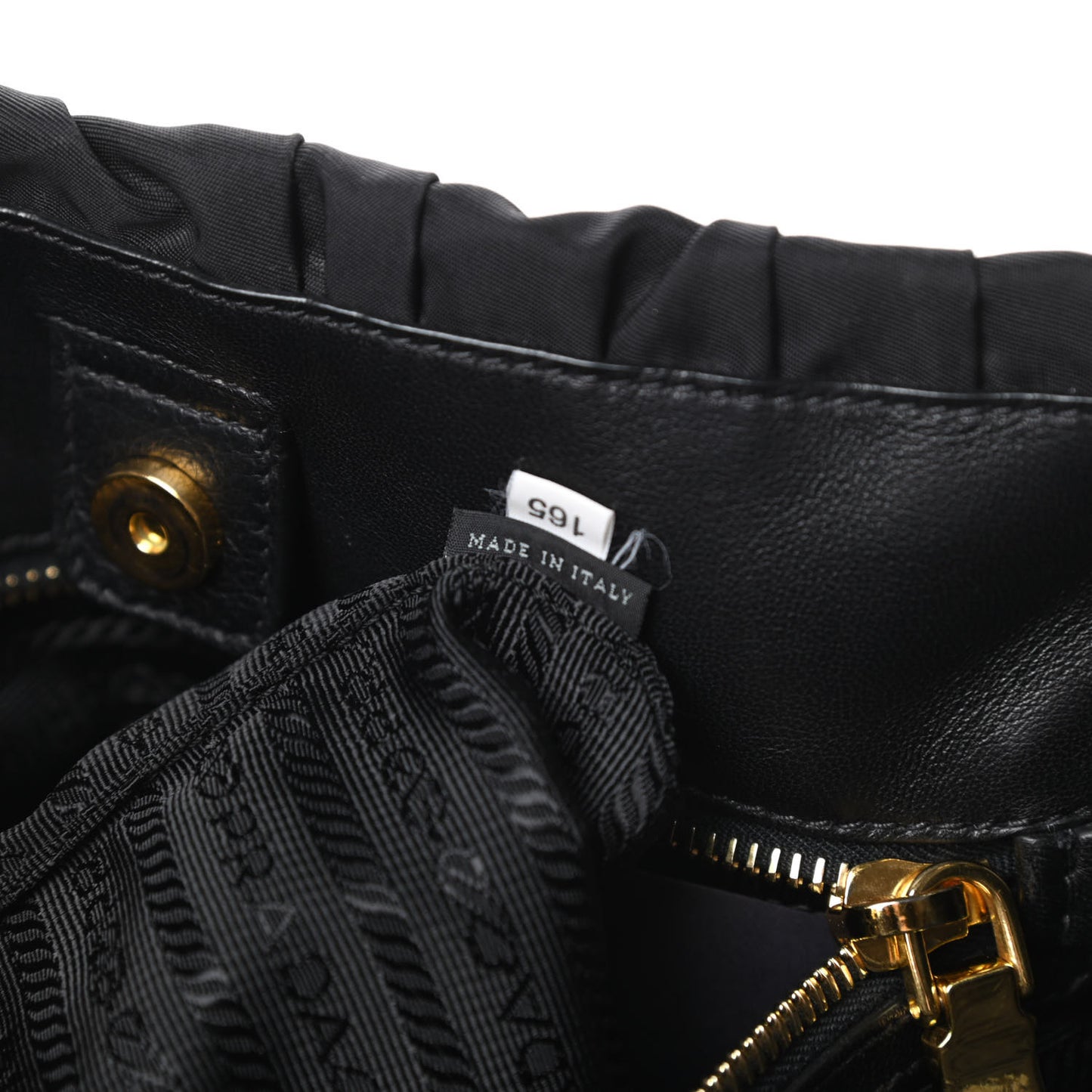 Tessuto Nylon Gaufre Tote Black