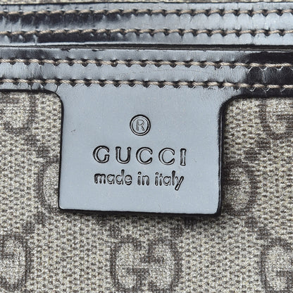 Gucci GG Plus Monogram Tattoo Heart Medium Joy Boston Dark Brown 8 of 13