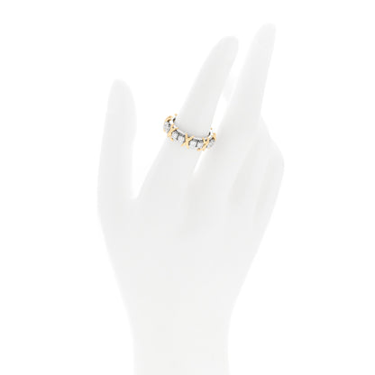 Tiffany Platinum 18K Yellow Gold Diamond Schlumberger Sixteen Stone Ring 53 6.5 2 of 4