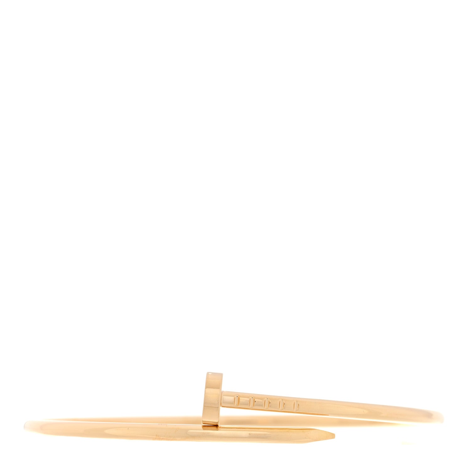 Cartier 18K Yellow Gold Small Juste Un Clou Bracelet 17 1 of 4