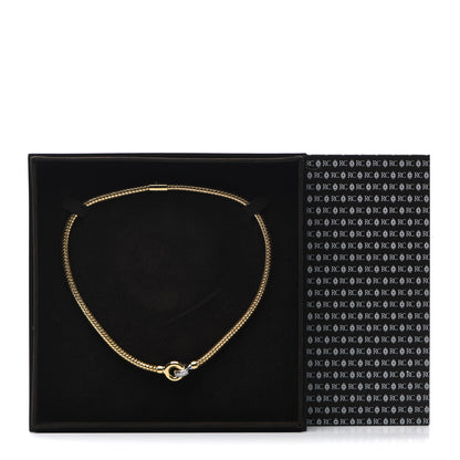 Roberto Coin 18K Yellow White Gold Diamond Primavera Interlock Necklace 4 of 4