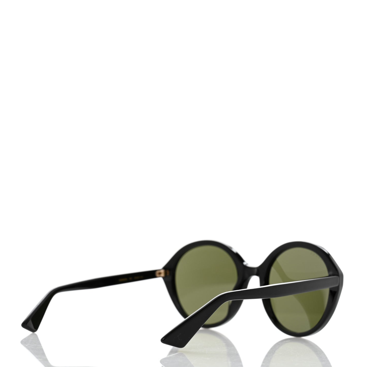 Acetate Round Sunglasses GG0023S Black