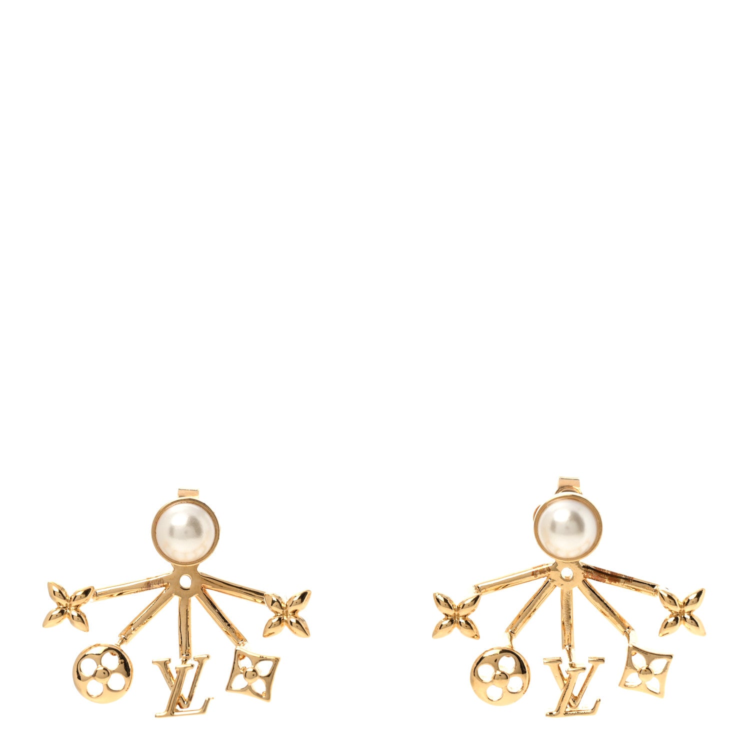 Louis Vuitton Metal Cruiser Earrings Gold 1 of 6