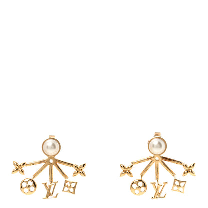 Louis Vuitton Metal Cruiser Earrings Gold 1 of 6