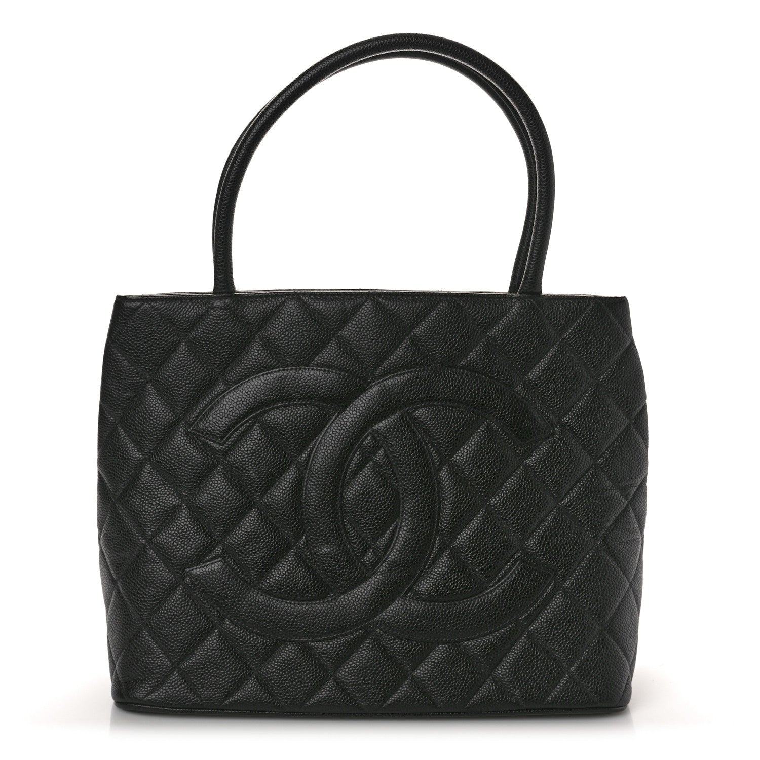 Chanel Caviar Quilted Medallion Tote Black 1 of 10