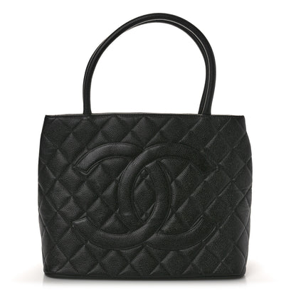 Chanel Caviar Quilted Medallion Tote Black 1 of 10