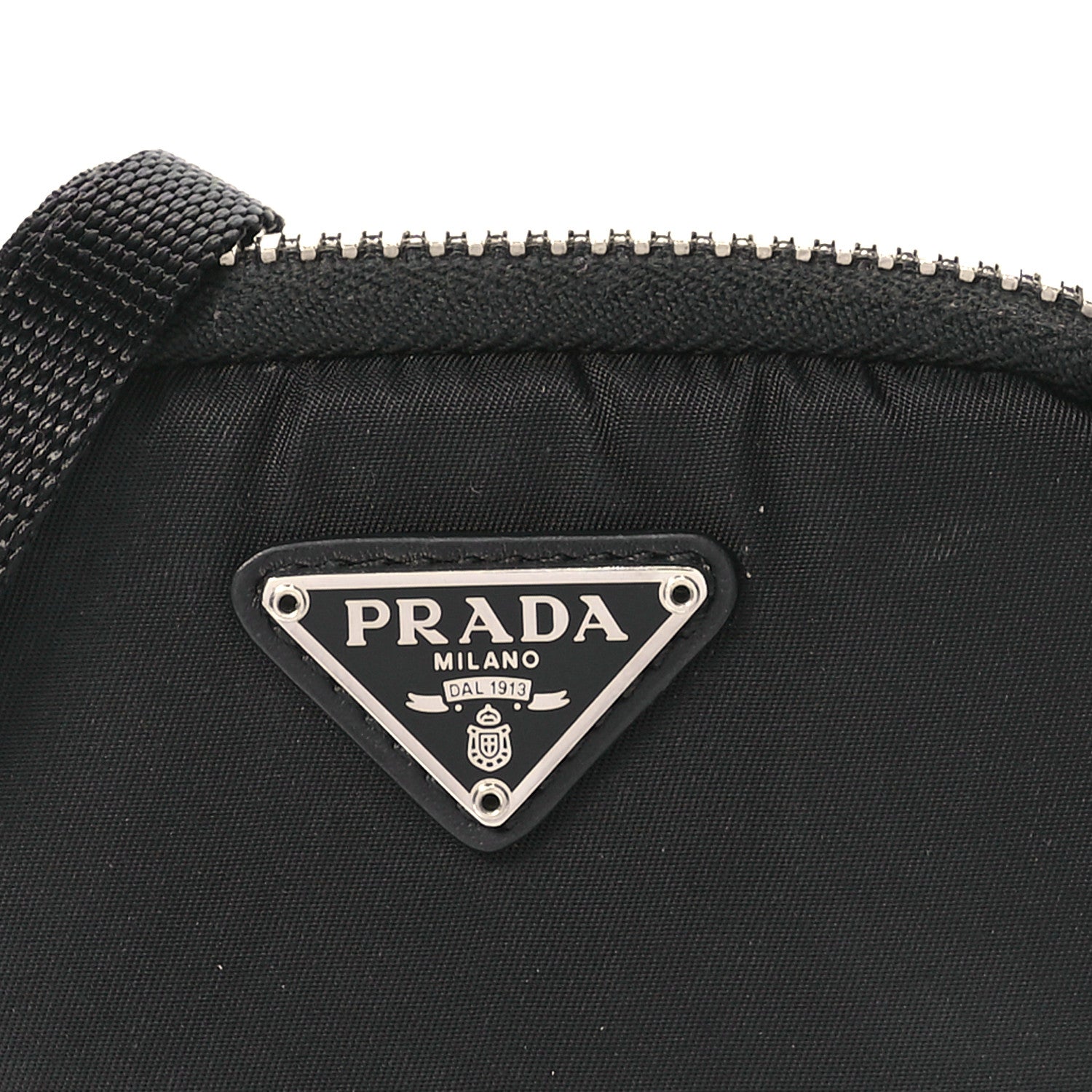 Prada Trick Tessuto Nylon Cargo Pouch Black 8 of 11