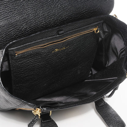 3.1 Phillip Lim 3.1 Textured Calfskin Medium Pashli Satchel Black 5 of 12