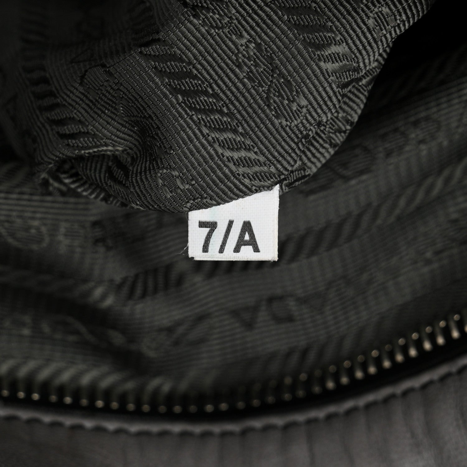 Prada Nappa Gaufre Double Zip Tote Black 8 of 13