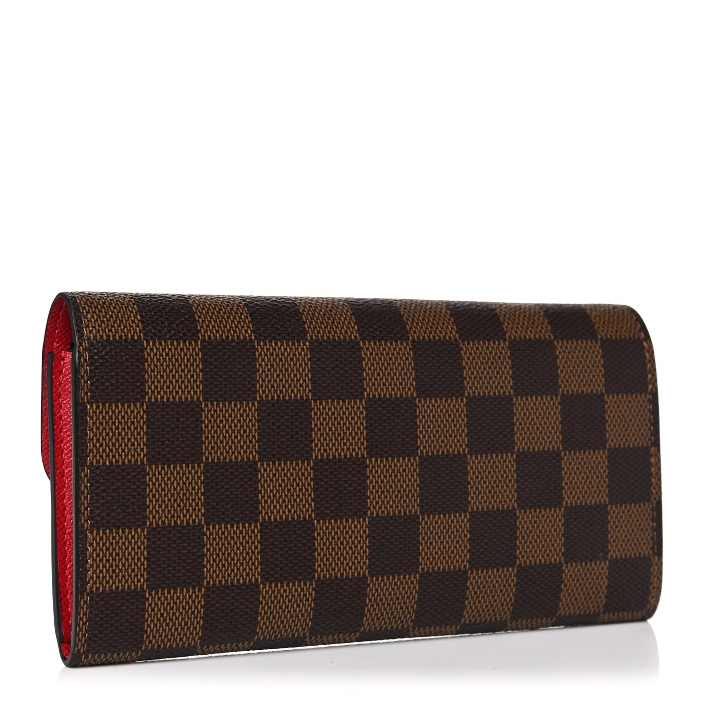 Damier Ebene Emilie Wallet Red